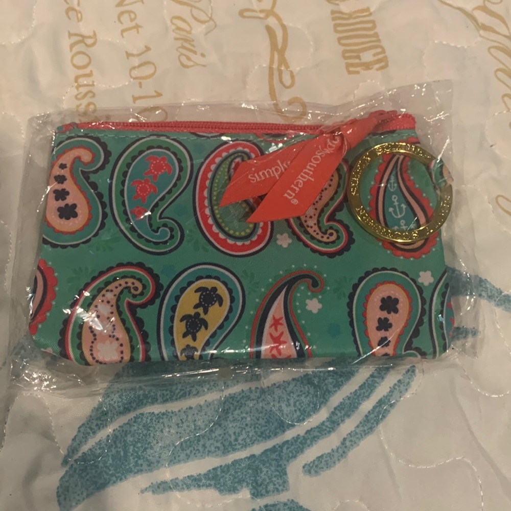 Simply Southern keychain ID wallet coin purse